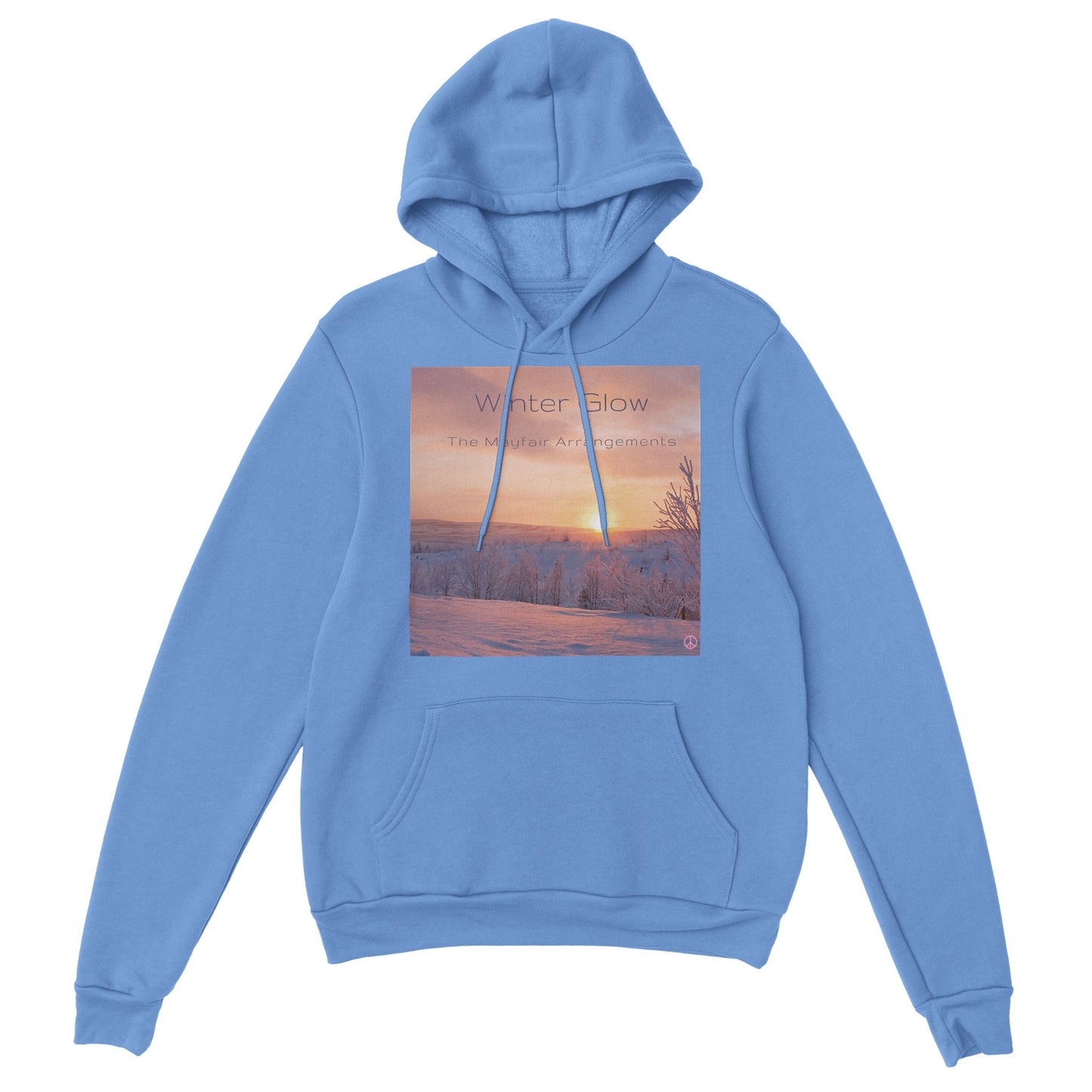 Classic Cozy Unisex Pullover Hoodie featuring The Mayfair Arrangements Winter Glow Cover Art