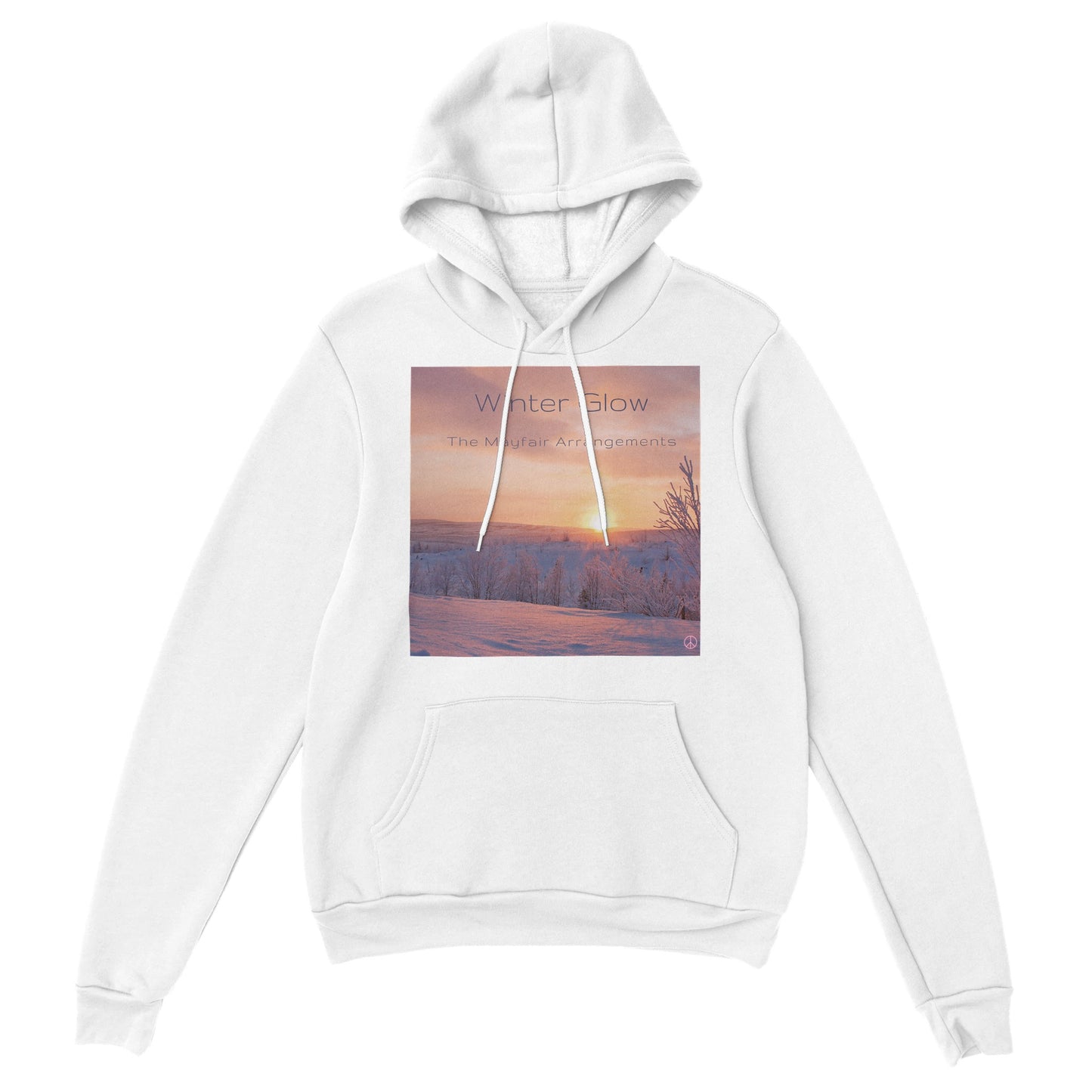 Classic Cozy Unisex Pullover Hoodie featuring The Mayfair Arrangements Winter Glow Cover Art